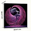(30x30cm)DIY Dancing Girl Pearl Painting Kit With Inner Frame Home Decor