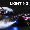 1:24 Simulated Sports Car Model Electroplated Alloy Model