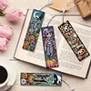 4Pcs Diamond Painting Halloween Pumpkin Skull Bookmark for Reading Enthusiasts