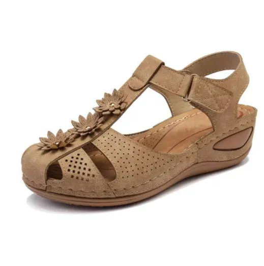 Women Comfortable Outdoor Sandals Casual Plus Size Slippers Round on Plus Size Wedge Shoes Sandalias Plataforma Mujer