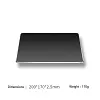 Desktop Aluminum Alloy Metal Mouse Pad Double-Sided Aluminum Anti-Slip Pad Desk Pad Suitable for Gaming and Office