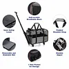 Pet Carrier- Airline Approved Dog Carrier with Wheels: Pet Travel Carrier, Cat Carrier with Telescopic Handle &ndash; Ideal for Dogs and Cats Easy to Fold