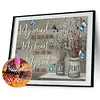 Flower Letter - Full Round Diamond Painting(40x50cm)