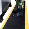 [US Local Warehouse] Anti Fatigue Mat 144x36inch Standing Work Mats Thick 3/4in Black with Yellow Border for Industrial and Commercial Workplaces