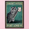 Raccoon - 11CT Stamped Cross Stitch - 40*55cm - Cat