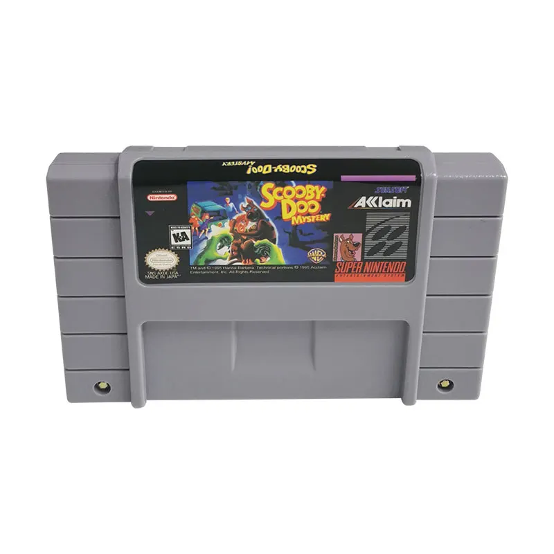 Scooby Doo SNES For Super Nintendo Entertainment System - 16 Bit US Version Game Cartridge
