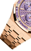 Rose Gold 904L Steel Purple Dial - Watch - 38mm