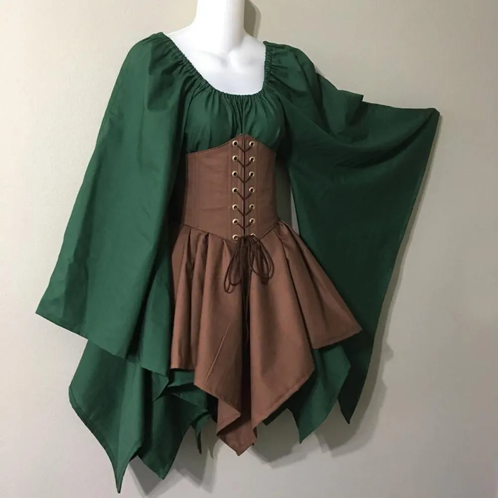 Brownm Commute Classy Innovative Long Sleeve Women's Dress