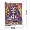 Diamond Painting -5D Full Round Drill Barber Skull(40x50cm)