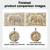 DIY Pearl Painting Elephant for Home Wall Decor with Frame(20x30cm)