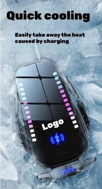 Super fast charging automatic induction colorful car mobile phone holder