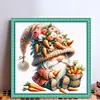 (Multi Style)[Multi-Style]Vegetable Gnome-Full Embroidery 3 Strands 11CT Stamped Cross Stitch-45*45CM