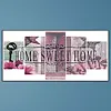 (US Local)HOME 95x45cm 5D DIY Full Drill Round Big Size Diamond Painting Kit Home Wall Room Decor