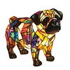 Dog Lamp Dog Series Art Night Light Stained Resin Dog Desk Lamp Home Decor