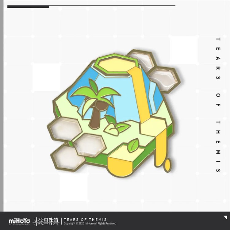 Collection Series Commemorative Metal Badge [Original Tears of Themis Official Merchandise]