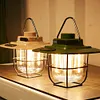 LED Camping Lamp Dimmable Retro Camping Lighting with Hook for Outdoor Equipment