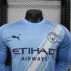 2025-2026 Long Sleeve Player Version Manchester City Home Football Shirt 1:1 Thai Quality