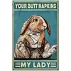 Your Butt Napkins My Lady-11CT Stamped Cross Stitch 40*60cm(Big Size)