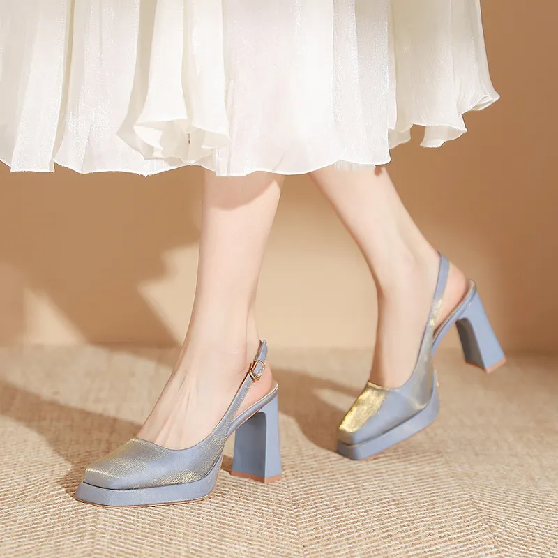 Churchf Churchf New Spring And Summer French Sandals Mary Jane Vintage Women's Shoes