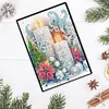 50 Pages A5 Special Shaped Candle Mosaic Diamond Sketching Book Kit