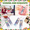 (US Local)Snowman A5 Size Diamond Painting Notebook Set with 4Pcs Bookmark Holiday Gift