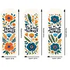 3Pcs Special Shaped Flower Greetings 5D DIY Diamond Painting Book Mark for Home