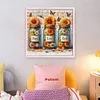 (Multi-Style) Sunflower Vase-11CT Stamped Cross Stitch 45*45cm/17.72*17.72in