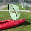 Foldable Boat Wind Sail Paddle Sailing Canoe Boat Wind Window (Red)