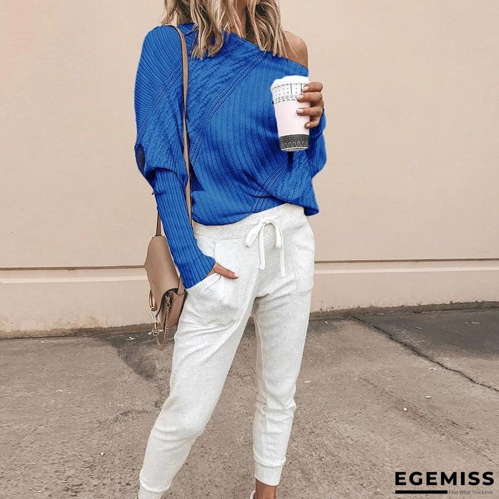 Herringbone Collar Twist Knit Top | EGEMISS
