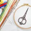 Vintage Stainless Steel Scissors Antique Cross-Stitch Sewing Thread Cutter