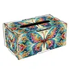 DIY Diamond Tissue Box Wooden 5D Diamond Painting Tissue Holder for Home Decor