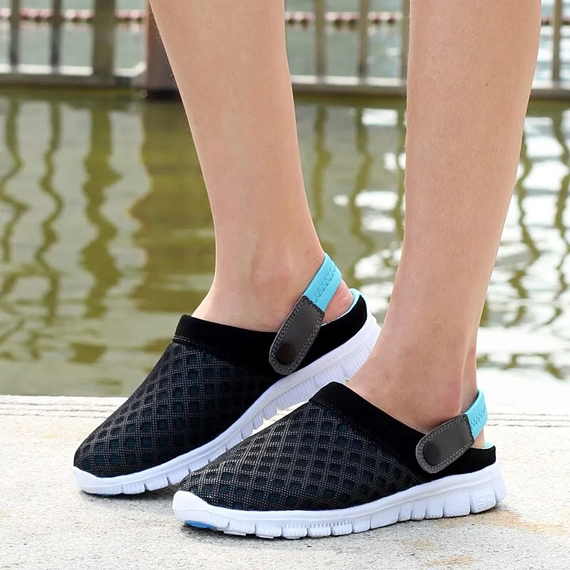 Summer Shoes Men Sandals colorful couples Beach Slippers Men Sneakers Clogs Men breathable Sandalias Zapatos Hombre Size 36-46