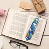 (US Local)4Pcs Bluebird Special Shape Diamond Painting Bookmark for Reading Day Gift