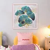 Ginkgo Leaf  - 9CT Partial Beaded Cross Stitch Kit(45x45cm)
