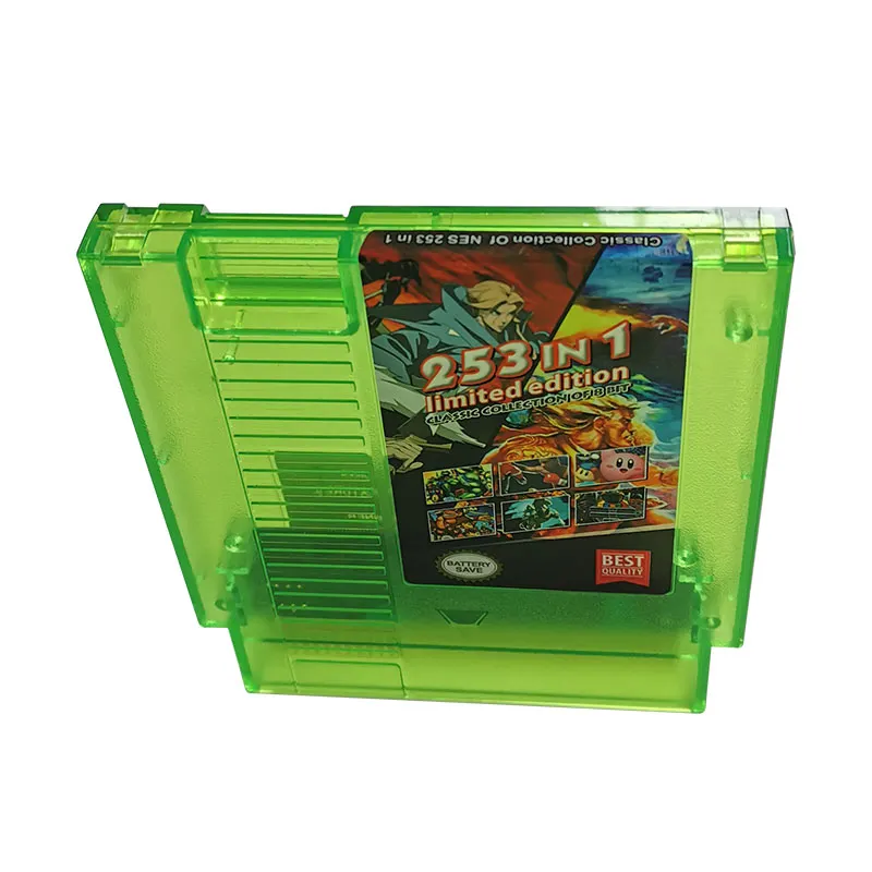 8 Bit Game Card - Super 253 in 1 Collection NES Cartridge Multicart for Classic NES Game Console | US And EUR Region Free