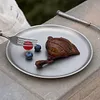 3Pcs Titanium Purification Plate Travel Tableware Stackable Camping Fruit Tray