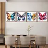 Butterfly - Full Embroidery 3 Strands 11CT Stamped Cross Stitch - 45*45CM