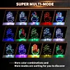 Glogesture Hand Light with Remote, 7Light Modes Hand Signal for Car Window, Hand Gesture Light for Car Back Window, Road Rage LED Sign for Car, Car Accessories for Men 