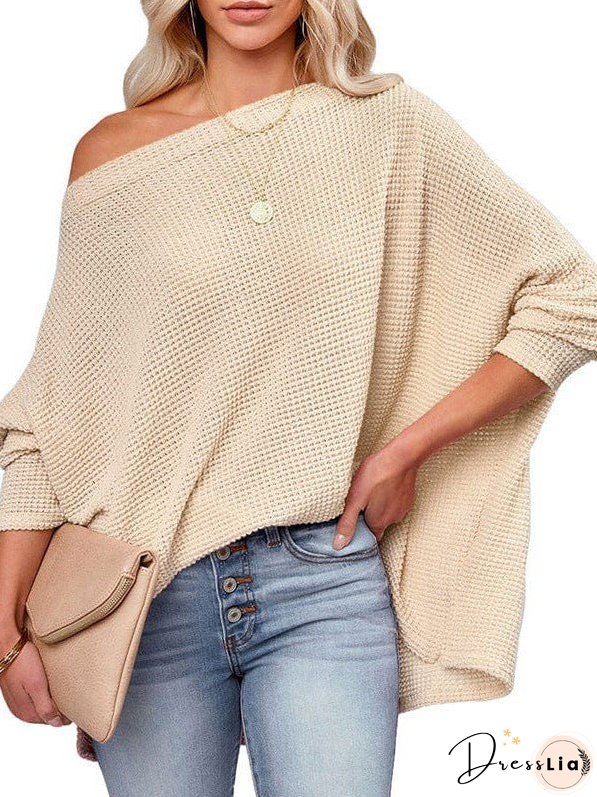 Cozy Crochet Knit Turtleneck Sweater for Women