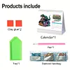 2026 Calendar Diamond Painting Kit DIY Diamond Art Desk Calendar for Home Office