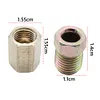 12Pcs 7/16 Inch-24 Threads Brake Union Fittings Assortment for 1/4 Inch Tube