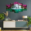 (US Local)Waterfall 5D DIY Full Drill Round Big Size Diamond Painting Kit for Home Decor 95x45cm