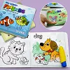 Livre de coloriage magique &agrave; l'eau imperm&eacute;able et r&eacute;utilisable pour les tout-petits
