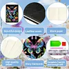 (US Local)50-Page A5 Butterfly Diamond Painting Diary NoteBook Holiday Birthday Gift