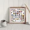 (Counted/Stamped) 14CT Repair Sewing-Cross Stitch 28*28cm/11.02*11.02in(Brand)