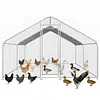 [US Local Warehouse] 9.84x13.12x6.56FT Large Chicken Coop Spire Shaped Walk-in Poultry Cage for Yard