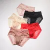 Men's Sissy Crossdressing False Pussy Briefs Soft Stretchy Breathable Bulge Pouch Sexy lace Underwear