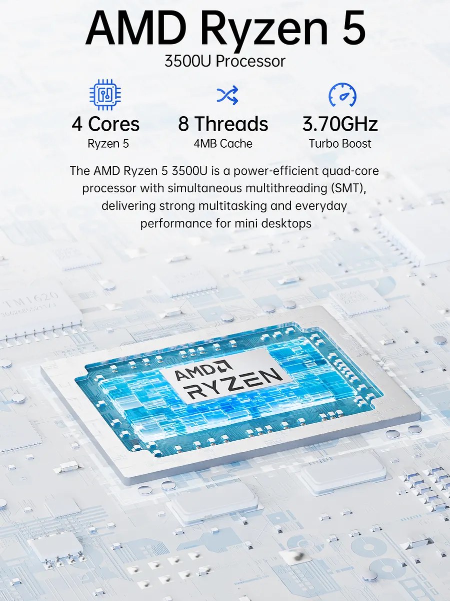 GMKtec ミニPC G10 Ryzen 5 3500U 16GB+512GB Amazon.com: GMKtec G10 Mini PC Ryzen 5 3500U (Beats N150/N97