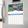 (US Local)DIY Diamond Painting Magnetic Dry Erase Calendar for Fridge Planning Board Weekly Monthly Planner Memo Board Kits