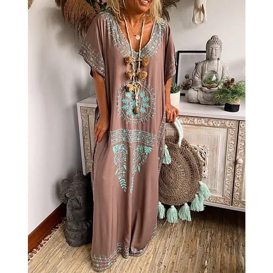 Maxi Dresses For Mature Older Women Over 40, 50, 60, 70 - OlderIn Seniors & Elderly  Fashion